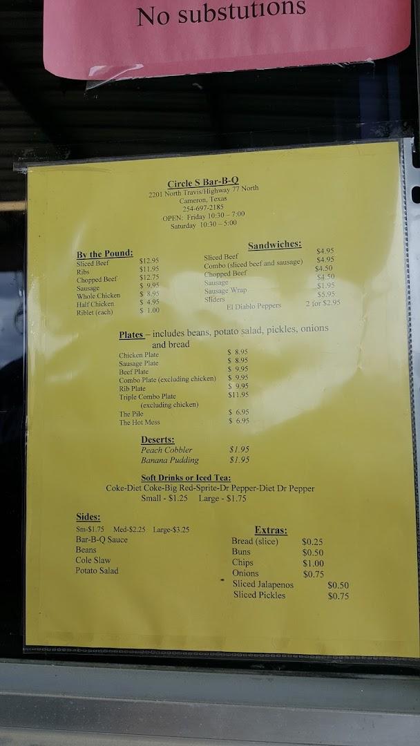 Circle S Bar-B-Que